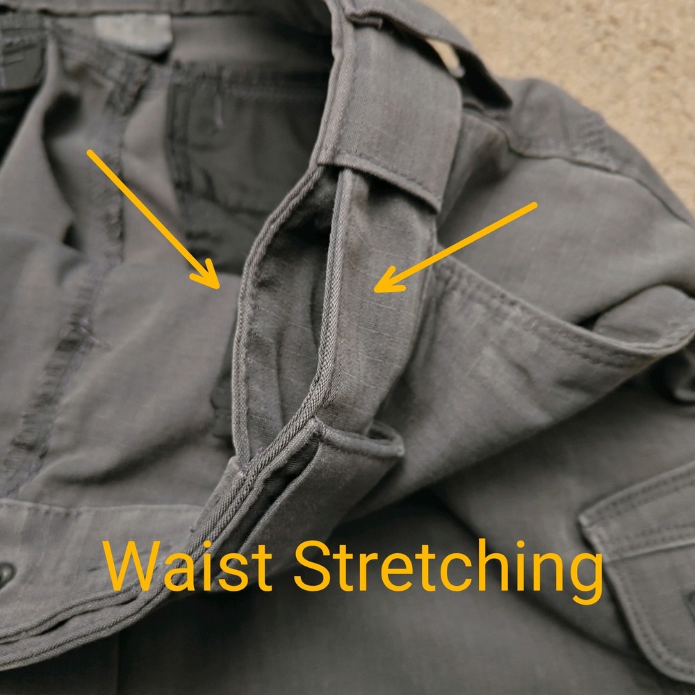 5.11 Tactical Mens Gray Cargo Pants 32X32 Workwear Durable Outdoor Utility - Picture 9 of 16